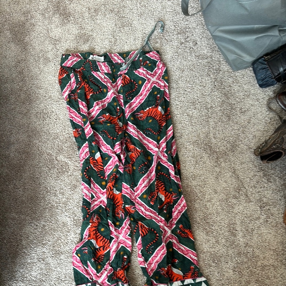 Colorful Tiger Print Pants